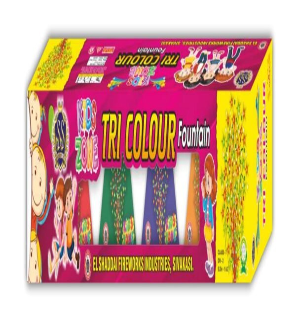 Tri color Kids Zone | 1 Box